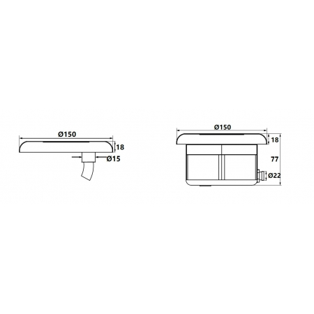 Lampa basenowa LED PHJ-WR-SS150L  12 / 18 / 35 Watt, dowolny kolor+ RGB